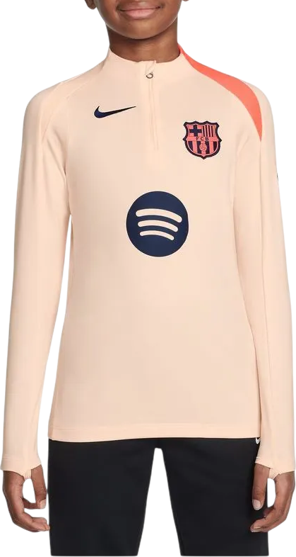 Tričko Nike FC Barcelona Dri-FIT Strike Soccer Drill Top Béžová | hm4154-808