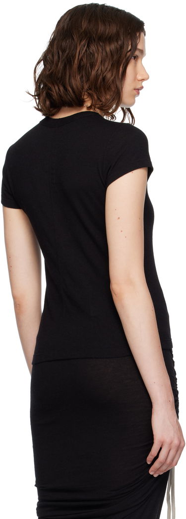 Crop Top Rick Owens Rick Owens Concordians Rainino Cropped T-Shirt Čierna | RP02E4235 JR, 2
