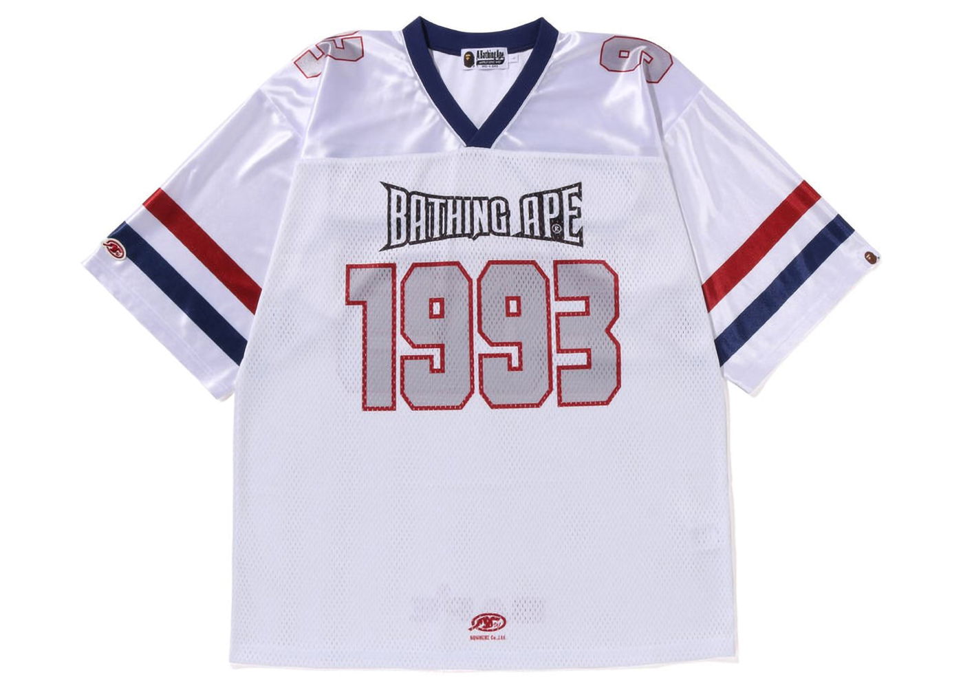 Dres BAPE Football Jersey Biela | 1J30-109-013, 0