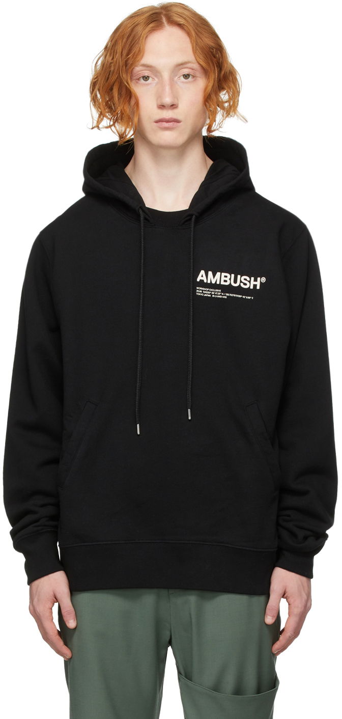 Mikina Ambush AMBUSH 'Workshop' Hoodie Čierna | BMBB012F21FLE0011003, 0