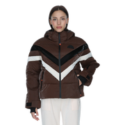 Milica Chevron Puffer Jacket