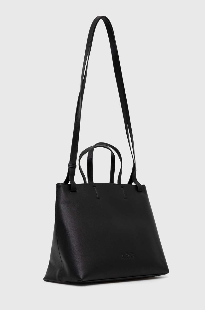 Kabelka A.P.C. Cabas Market Small Handbag Čierna | PUABL.F61860.LZZ, 1
