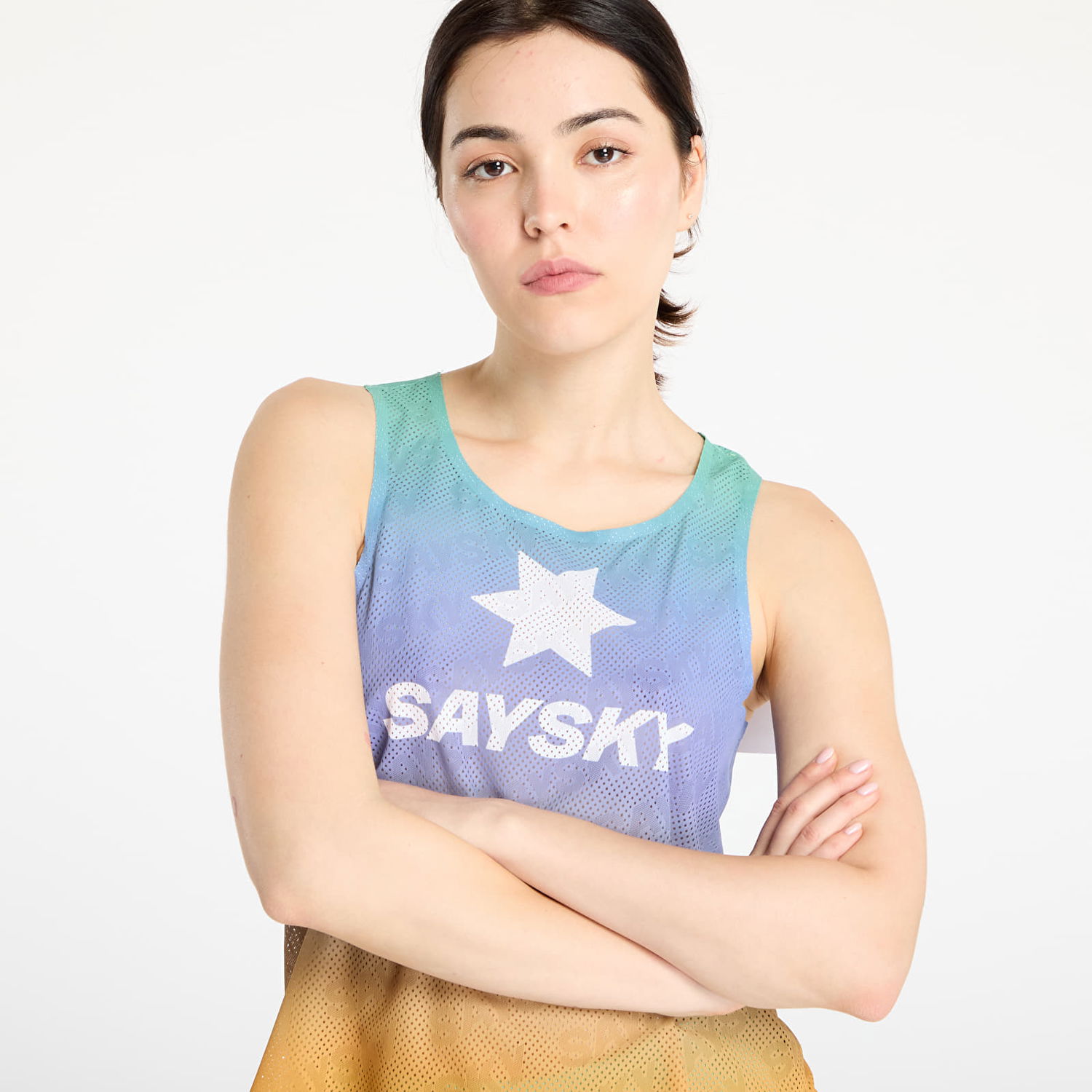 Tielko Saysky SAYSKY Women's Drip Dye Flow Air Singlet Rôznofarebný | NWRSI62C1033, 1