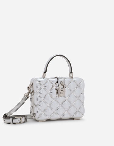 Kabelka Dolce & Gabbana Dolce & Gabbana Crystal Embellished Vanity Case Bag Metalická | BB5970AY60580998, 1