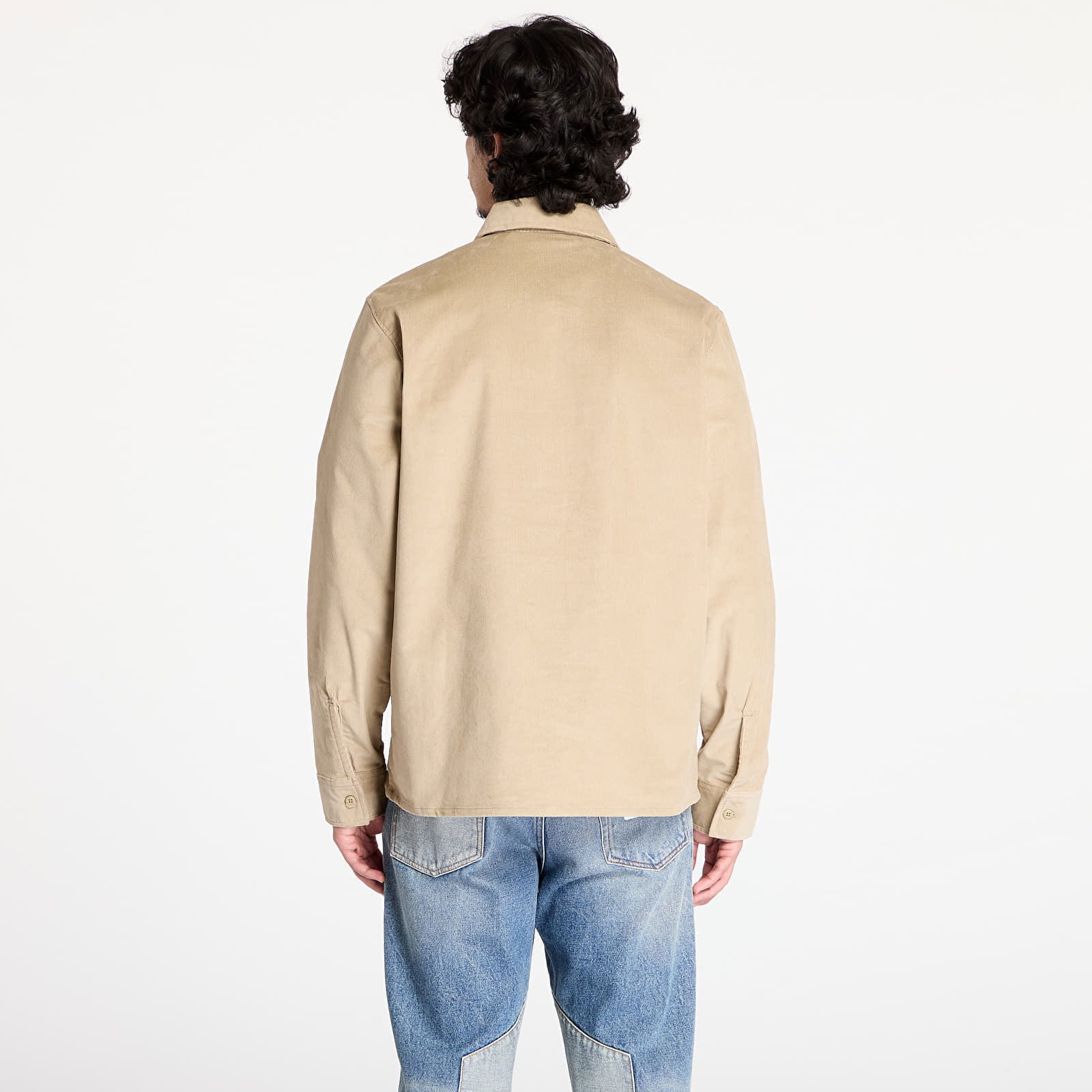 Corduroy Shirt Man Khaki