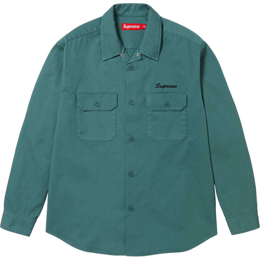 Košeľa Supreme Work Shirt Zelené | SUP-SS24-181