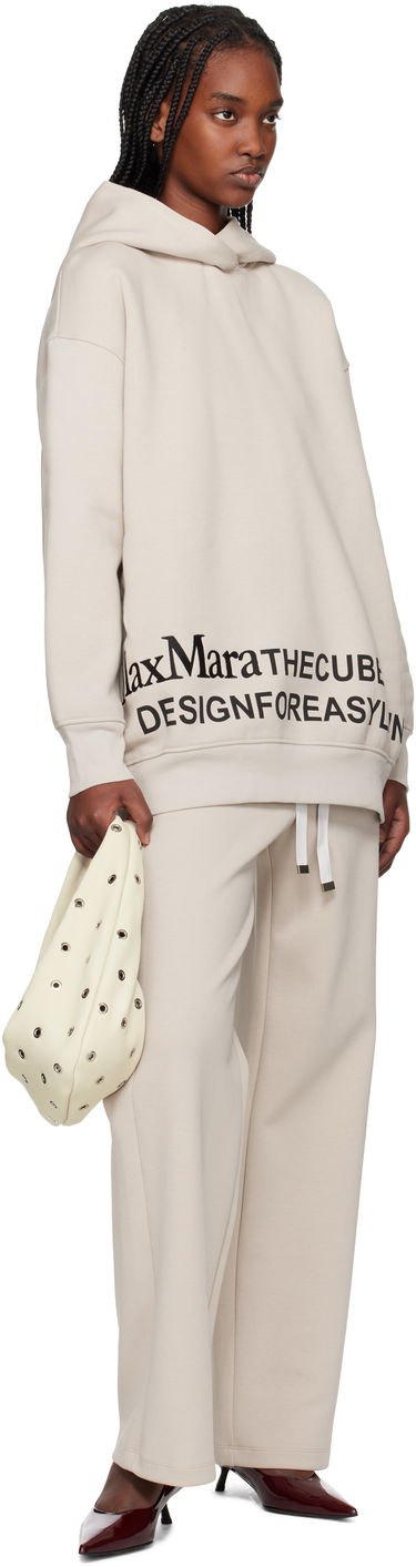 Mikina Max Mara Max Mara Felpa Hoodie Béžová | 2519921021600, 3