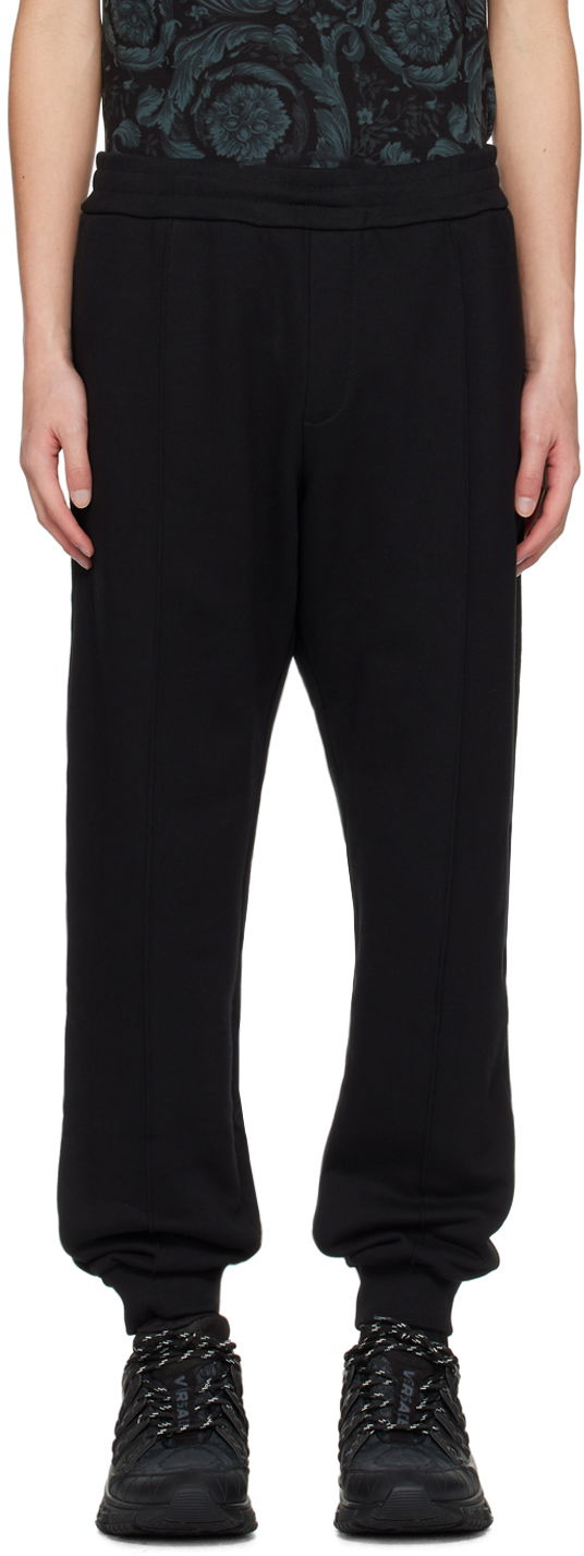 Tepláky Versace Black Embroidered Sweatpants Čierna | 1012568-1A09063-1B000