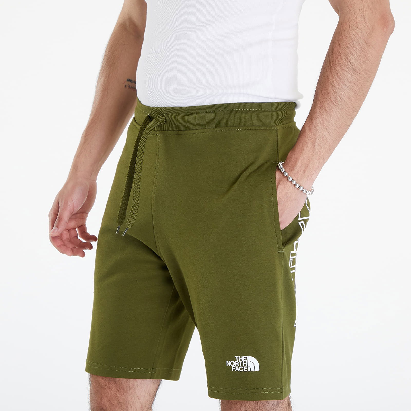 Graphic Light Shorts Forest Olive