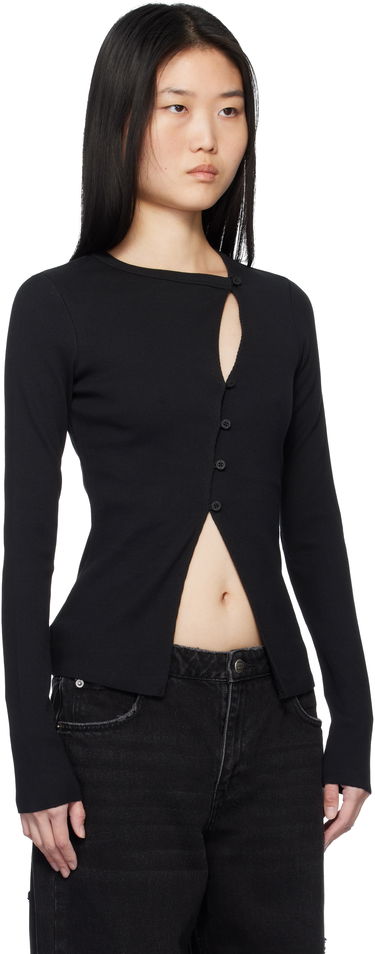 Sveter Ksubi Ksubi Rework Long Sleeve Top Čierna | WPS25FT008, 1