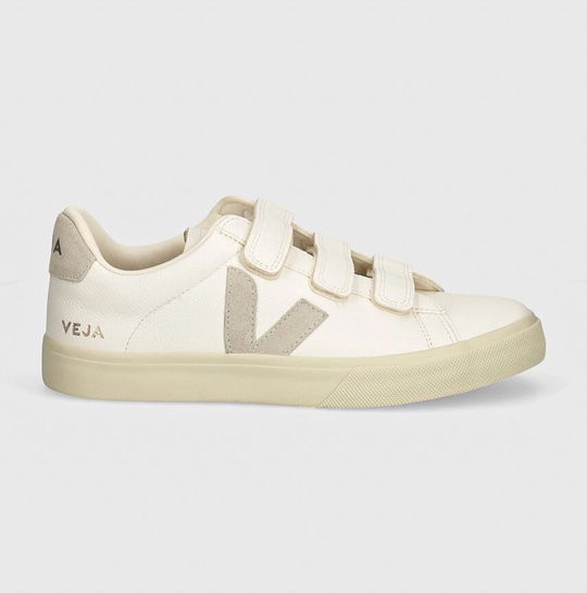 Tenisky a topánky Veja Recife Velcro Sneaker Extra White/Natural Hnedá | RC0502919B, 0