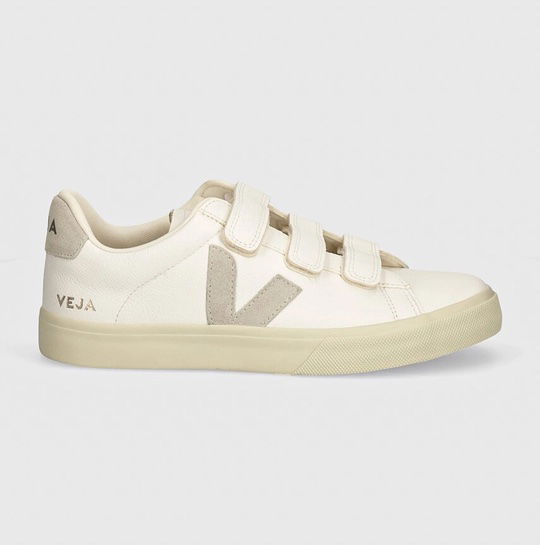 Tenisky a topánky Veja Recife Velcro Sneaker Extra White/Natural Hnedá | RC0502919B