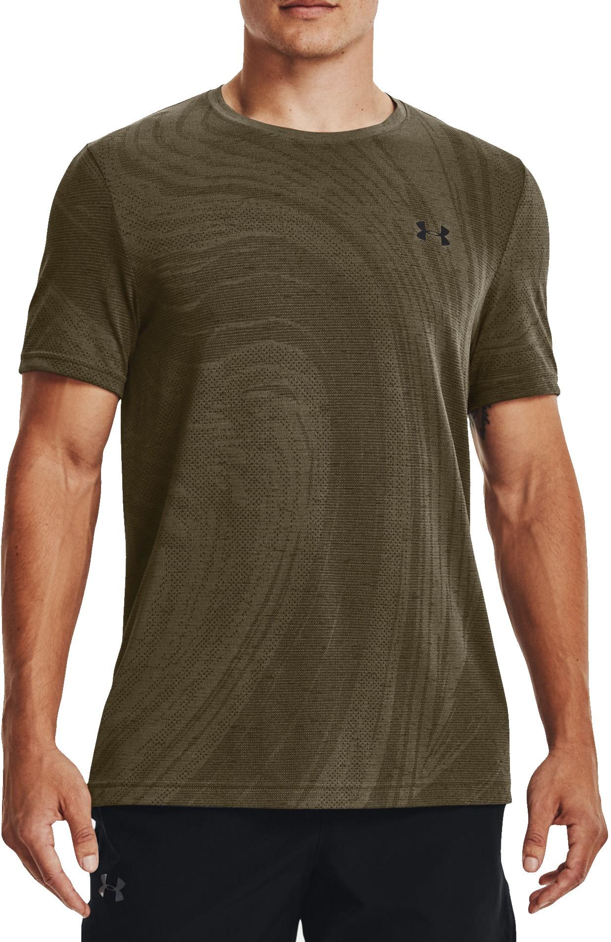 Tričko Under Armour Seamless Surge Short Sleeve T-Shirt Zelené | 1370449-361, 0