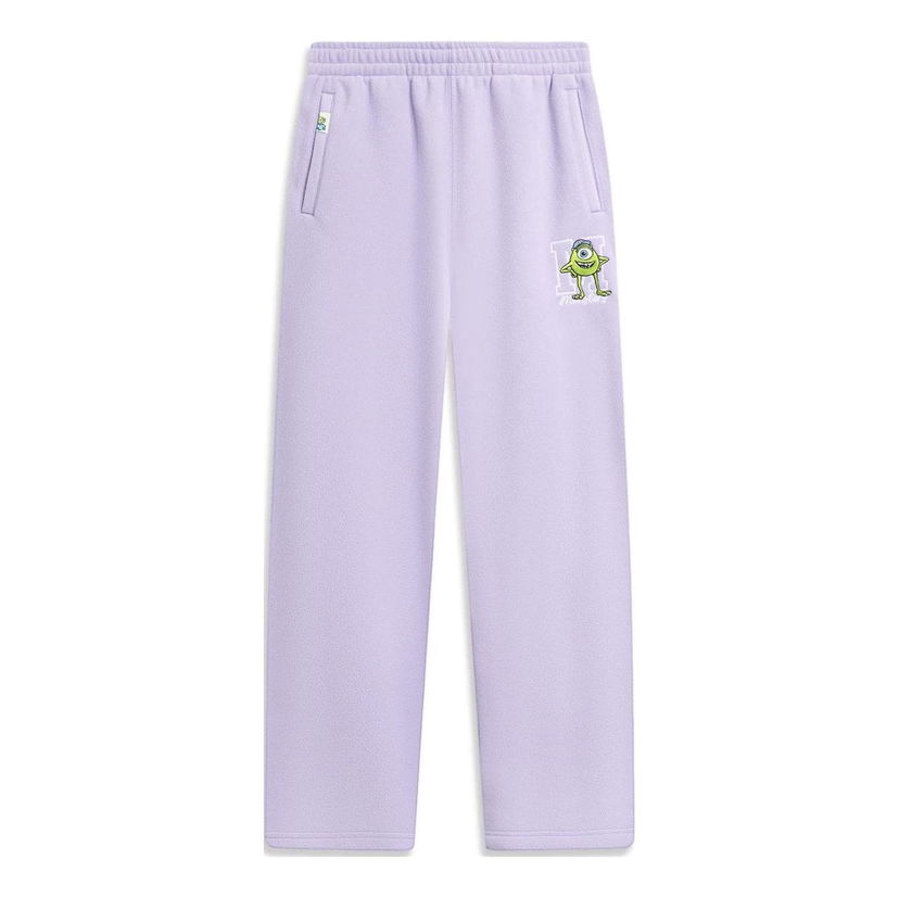 Tepláky Li-Ning Monster University Fleece Sweatpants Fialová | AKLT818-2