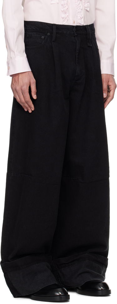 Džínsy Simone Rocha Simone Rocha Embellished Puddle Jeans Čierna | 4131B 1239, 1