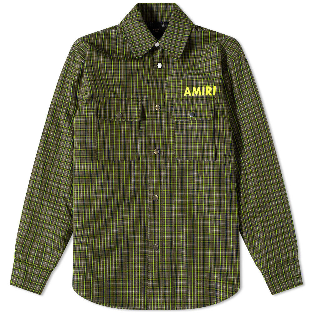Košeľa AMIRI Logo Overshirt Zelené | PF22MOS007-785, 0