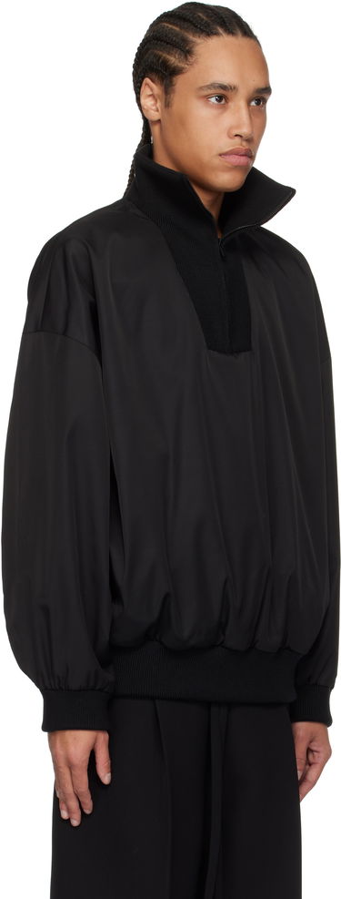Sveter Fear of God Fear of God Nylon and Wool Quarter-Zip Jacket Čierna | FGE230-308NYW, 1