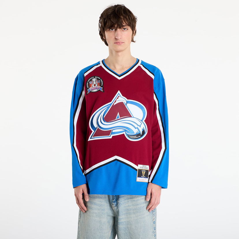 Dres Mitchell & Ness NHL Avalanche 1995 Peter Forsberg Hockey Jersey Rôznofarebný | JY9018-CAVMARO