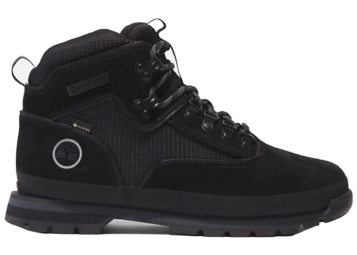 Tenisky a topánky Timberland Euro Hiker Mid Lace Up Gore-Tex Black Suede Čierna | TB0A2QCN-EK4, 0