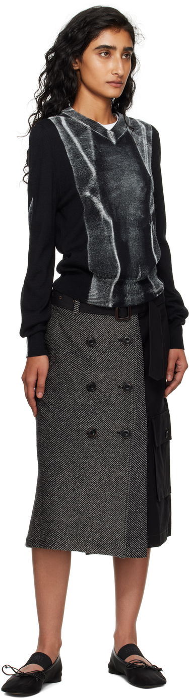 Sukňa Andersson Bell Andersson Bell Whitney Trench Pleated Midi Skirt Čierna | apa848w, 3