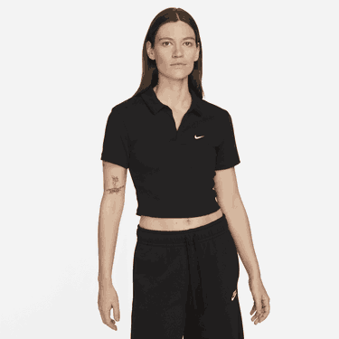 Polo tričko Nike Sportswear Essential Polo Shirt Čierna | DV7884-010, 0