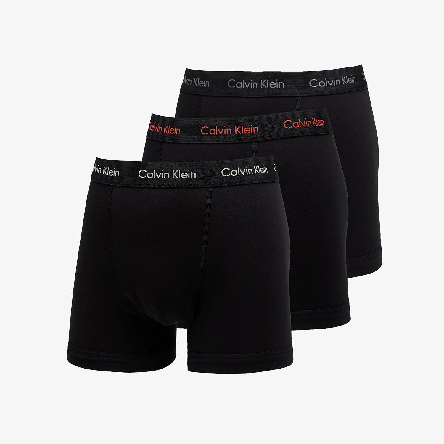 Boxerky CALVIN KLEIN Cotton Stretch Classic Fit Boxer 3-Pack Black Čierna | U2662G MWO, 0