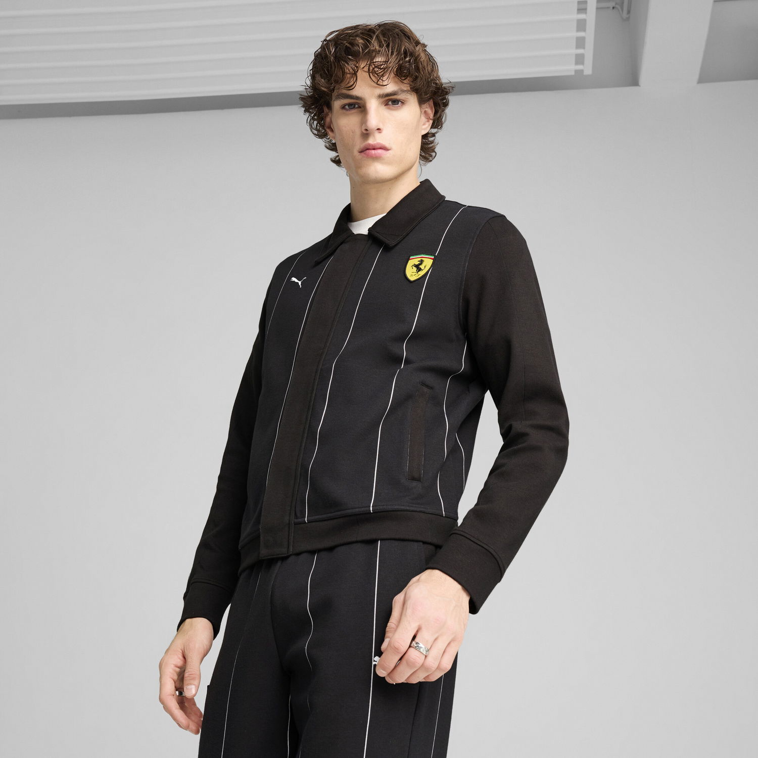 Súprava Puma Scuderia Ferrari HP Race Premium Jacket Čierna | 630207_01, 0