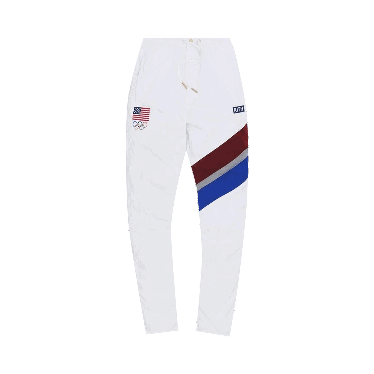 Tepláky KITH USA Olympics Track Pant Biela | 0725 1SS200204UOTP WHIT, 0