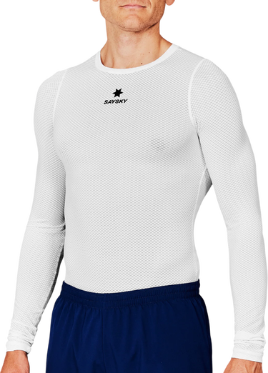Tričko Saysky Saysky Mesh Base Layer Long Sleeve T-Shirt Biela | xmrbl32c101, 0