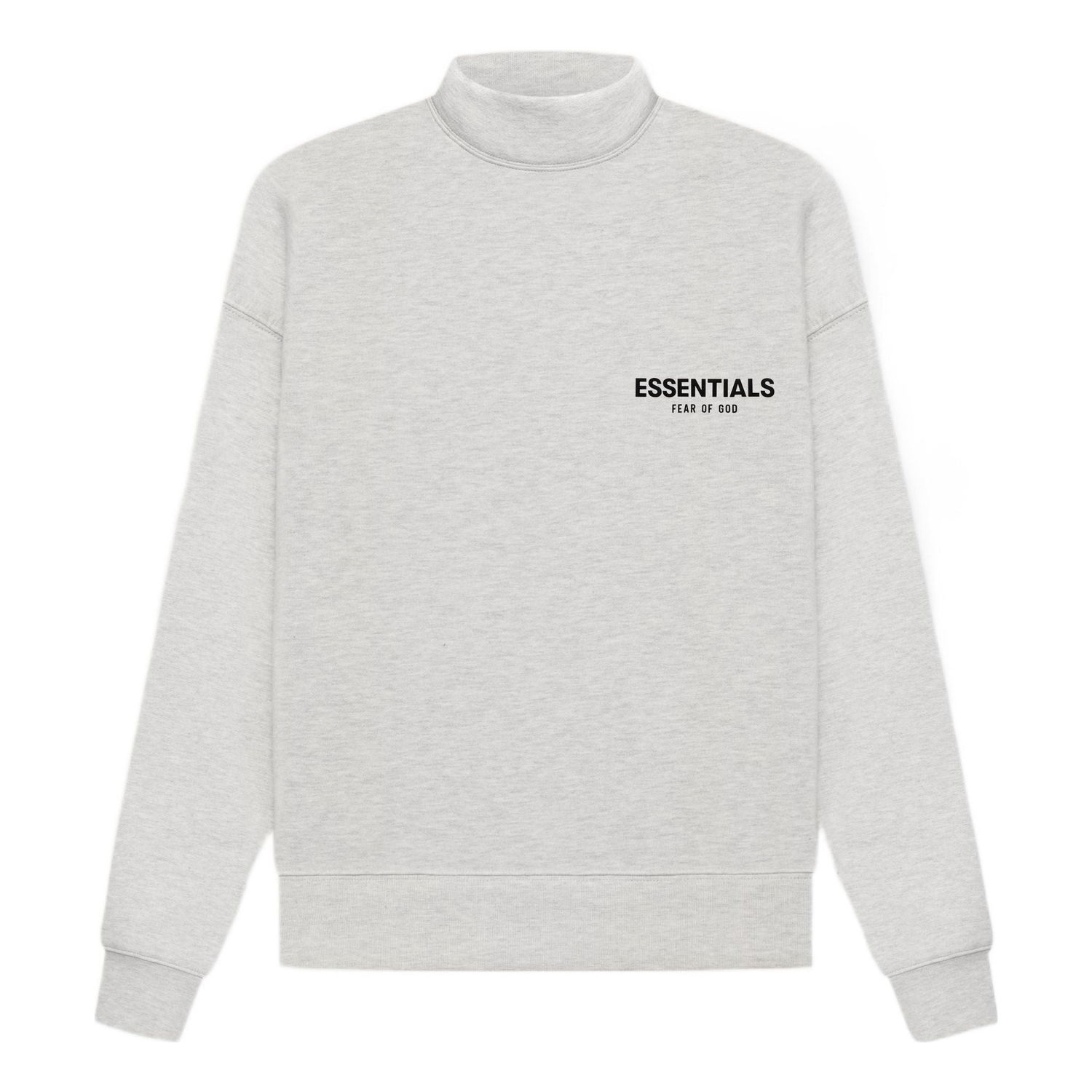 Sveter Fear of God Essentials SS22 Mockneck Sweatshirt Šedá | FOG-SS22-905, 0