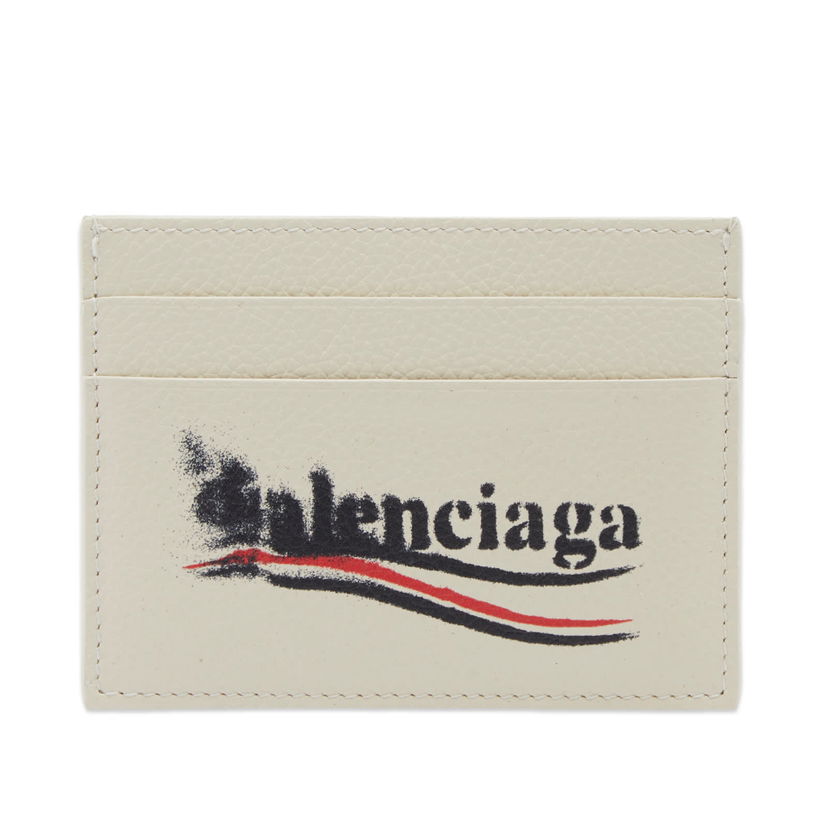 Peňaženka Balenciaga Political Campaign Cash Card Holder Béžová | 594309-2AA3B-9224