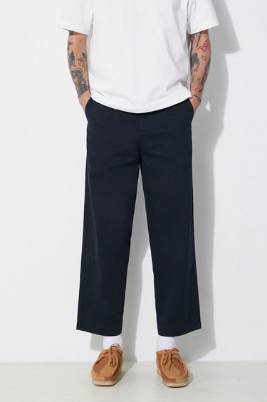 Nohavice Fred Perry Fred Perry Straight Leg Twill Trousers Navy | T6530.608, 0