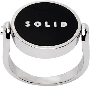 Prsteň Solid Homme Solid Homme Round Ring Čierna | S231AC22, 0