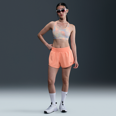 Šortky Nike Dri-FIT One Mid-Rise 3" Shorts with Liner Oranžová | DX6010-844, 4