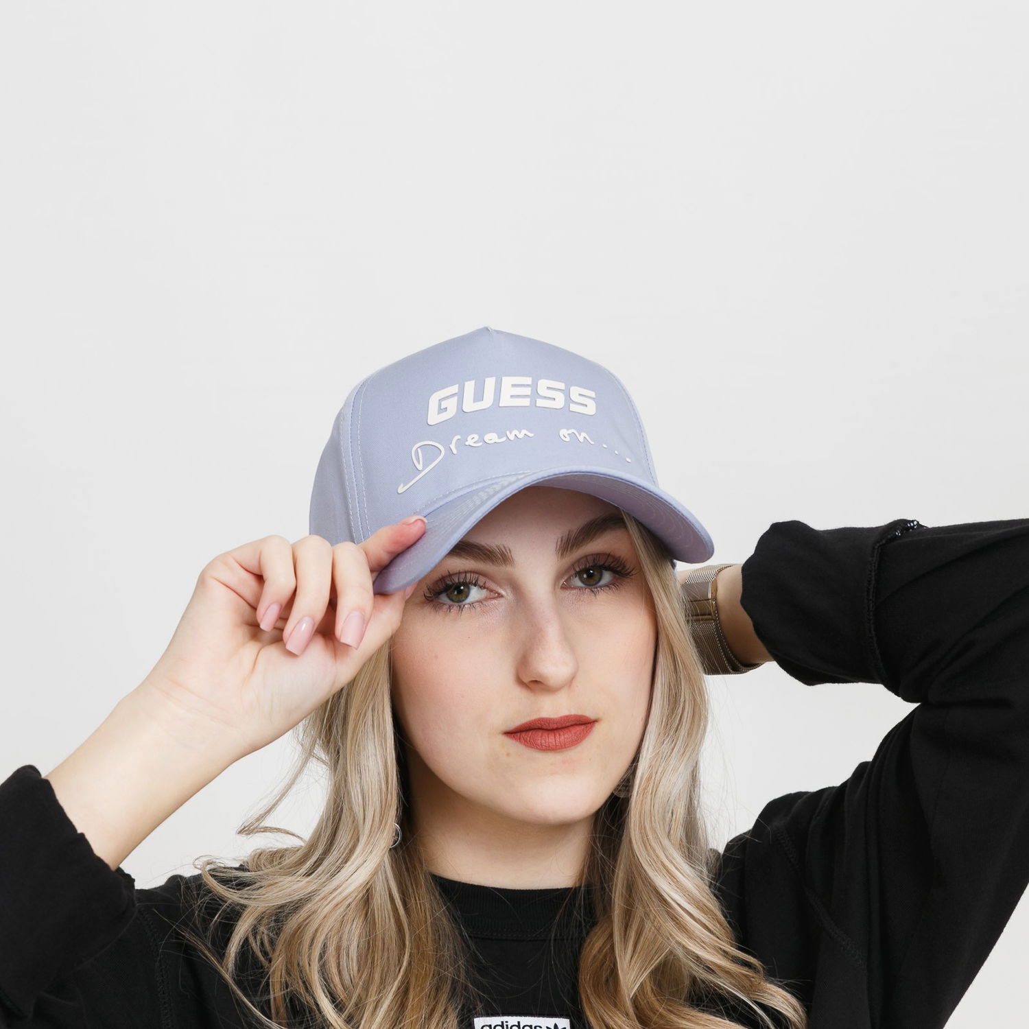 Šiltovka GUESS Dalya Baseball Cap Modrá | V3GZ01WO08O-G7HP, 0