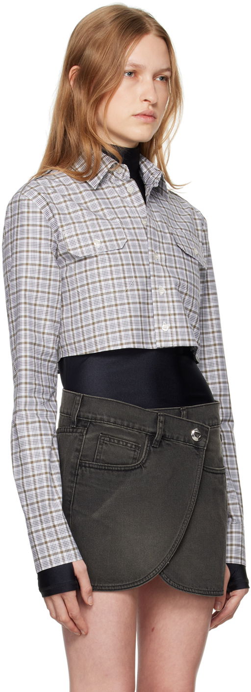 Cropped Button Up Shirt