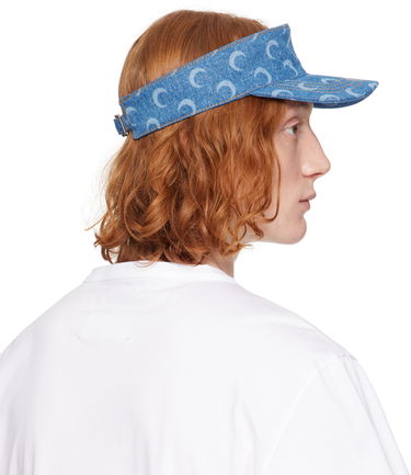 Klobúk Marine Serre Marine Serre Moon Laser Denim Visor Modrá | UHG037A CDEN0002, 2