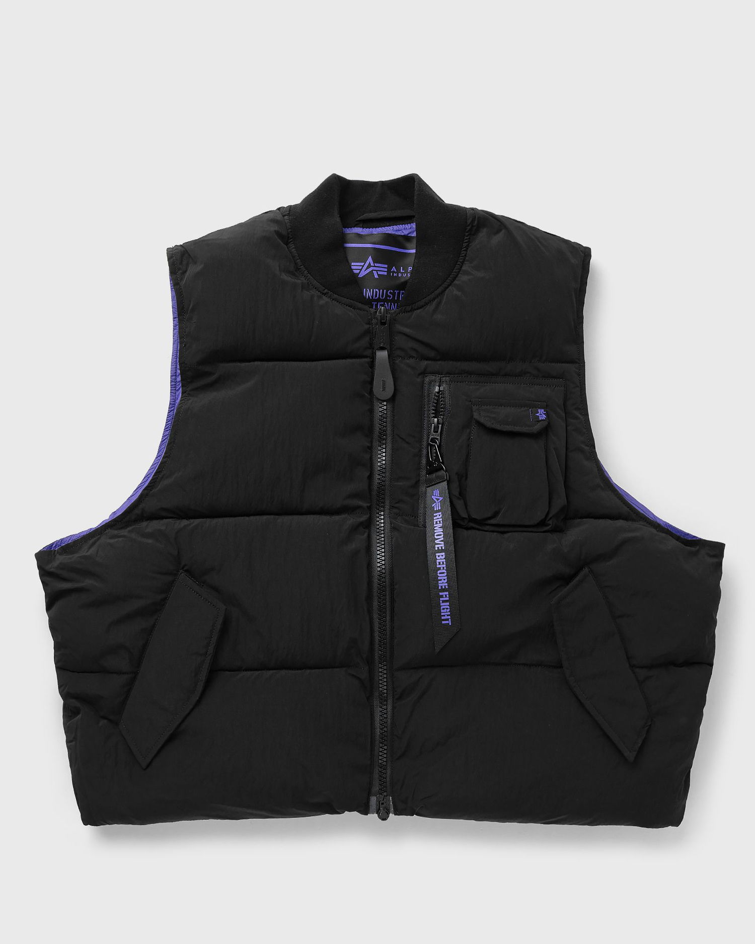 Vesta Alpha Industries MA-1 Black Puffer Vest Čierna | 148138UV-03, 0