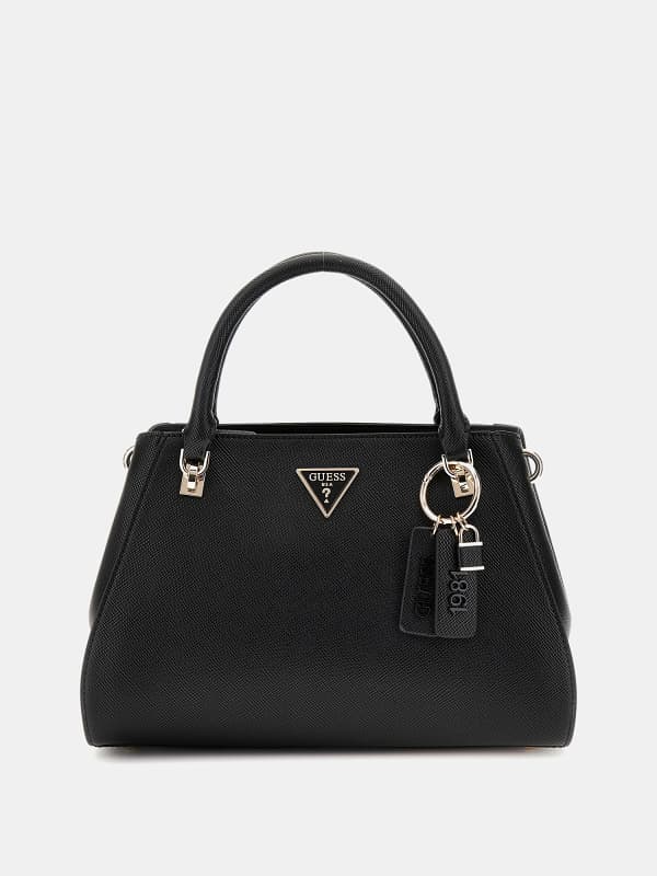 Kabelka GUESS Saffiano Top Handle Bag Čierna | HWZG7879070, 0