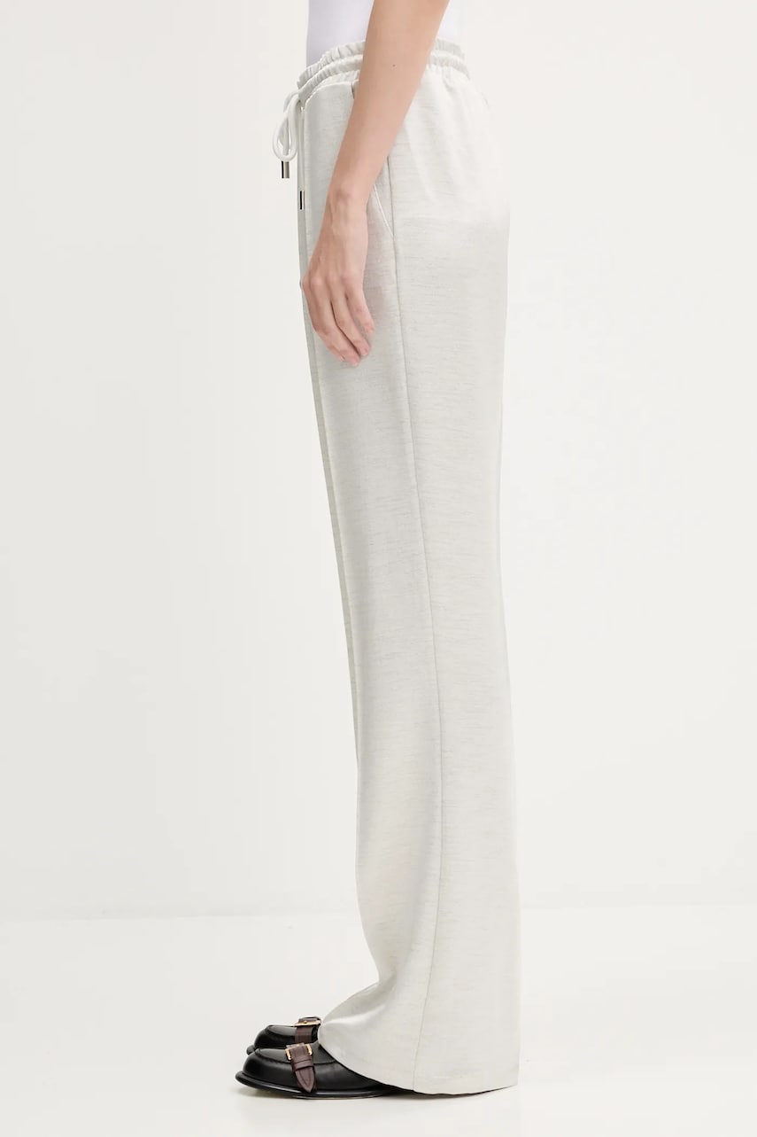 Tepláky JW Anderson JW Anderson Drawstring Waist High-Waist Flare-Leg Pants Biela | TR0399.PG1693.002, 1