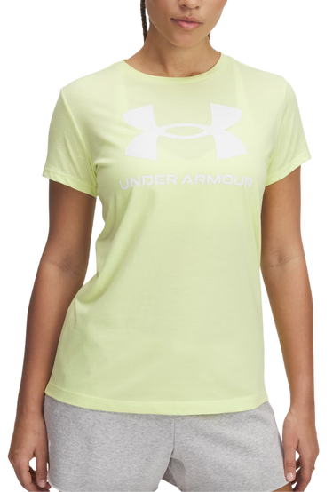 Tričko Under Armour Under Armour Rival Logo Short Sleeve T-Shirt Žltá | 1356305-727, 0