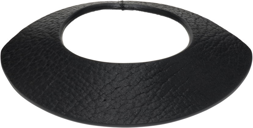 Náhrdelník Rick Owens Rick Owens Concordians Anthem Textured Leather Collar Necklace Čierna | RA02E0707 LBT