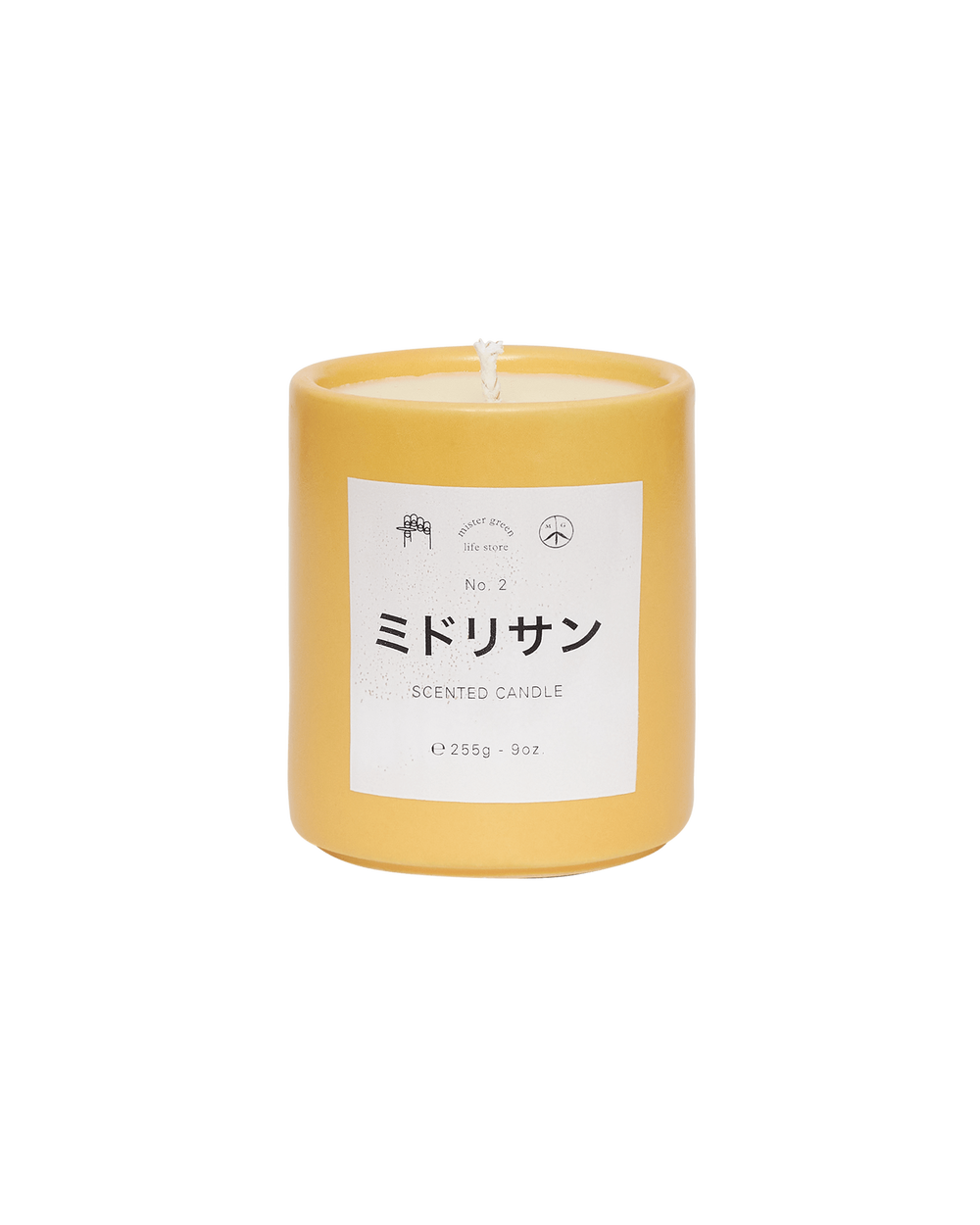 Sviečka Mister Green Fragrance No 2 Midori San Scented Candle Béžová | MGFRAGRCANDLE2 002, 0