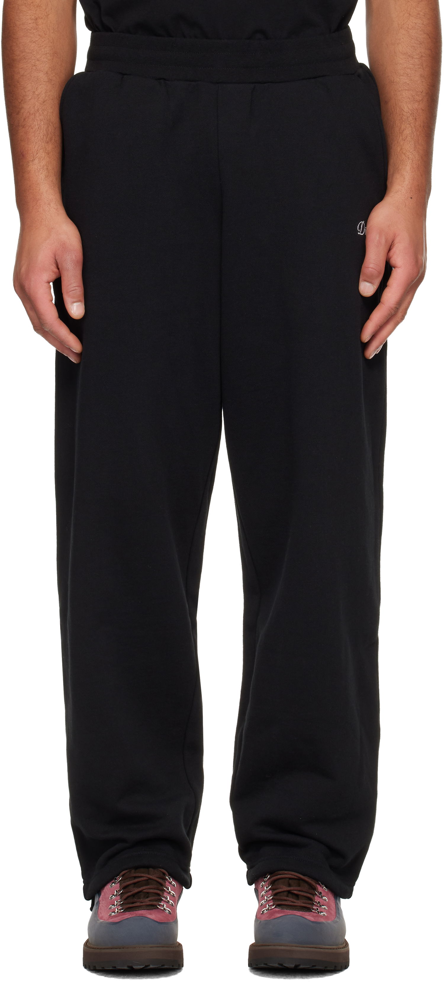 Tepláky Dime Cursive Small Logo Sweatpants Čierna | DIMEHO2548BLK, 0