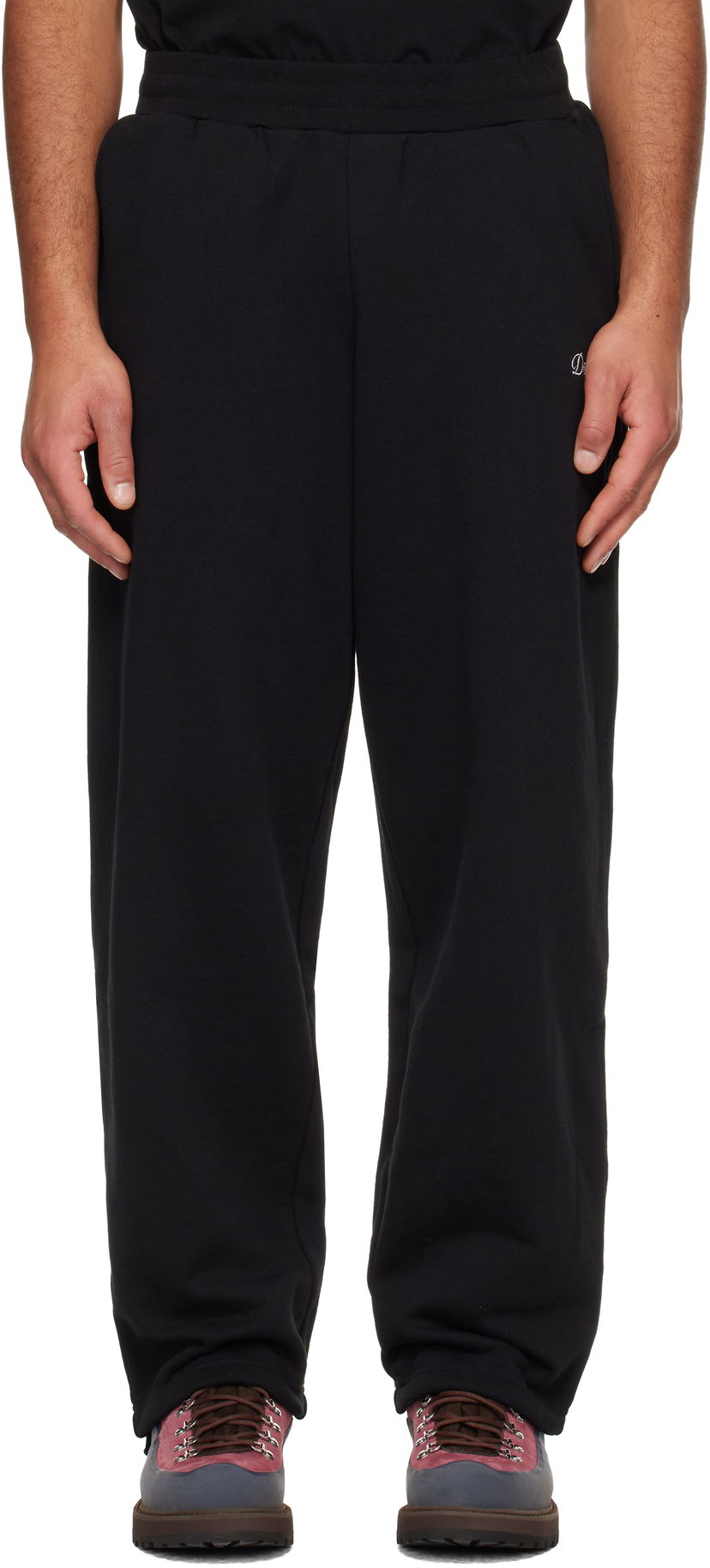 Tepláky Dime Cursive Small Logo Sweatpants Čierna | DIMEHO2548BLK