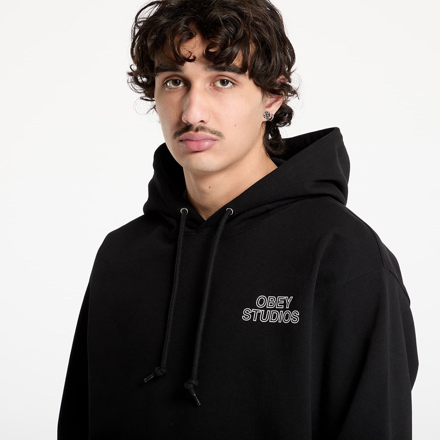 Mikina OBEY OBEY Studios Palette Hoodie Čierna | 117464052-BLK, 1