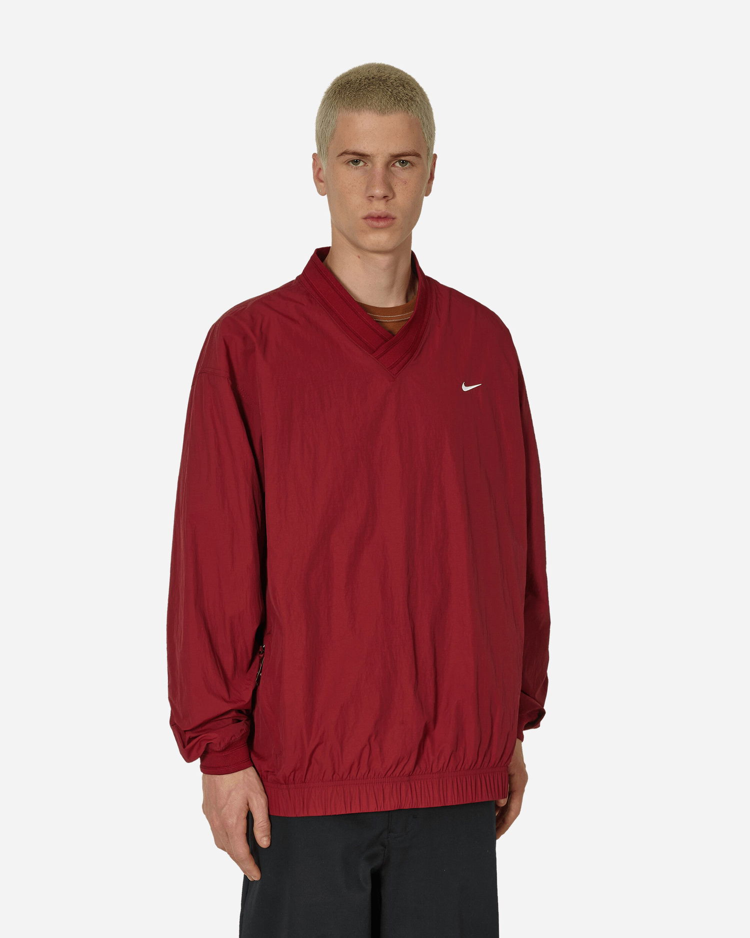 Košeľa Nike Solo Swoosh Windshirt Team Red Červená | FQ1638-677, 0