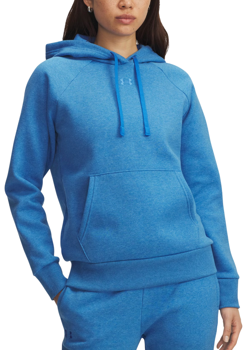 Mikina Under Armour Rival Fleece Hoodie Modrá | 1379500-402