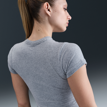 Crop Top Nike Sportswear Goddess T-Shirt Šedá | IM0331-063, 1