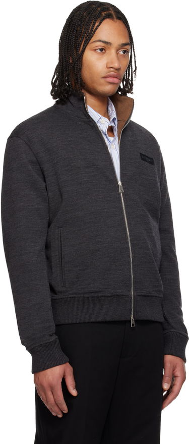 Mikina Givenchy Gros Grain Sweatshirt Šedá | BMJ0NZ3YS8065, 1